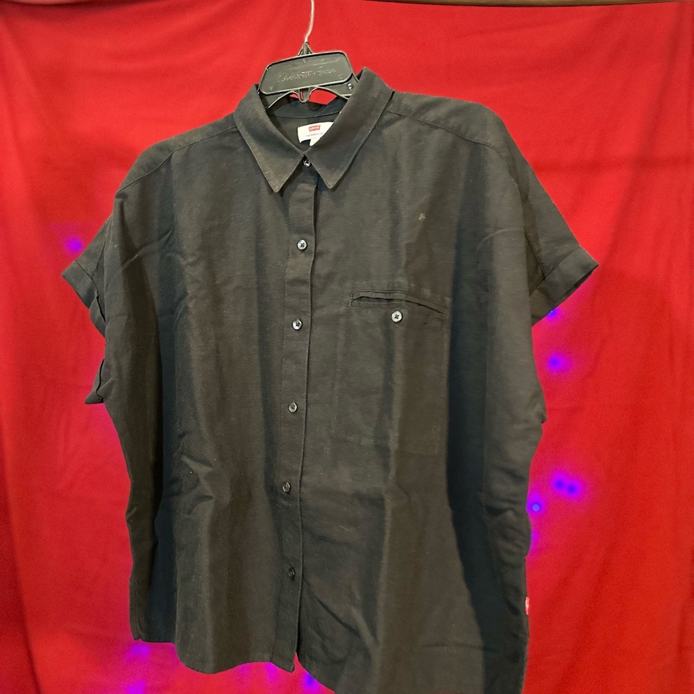 Levi's Black Casual Button Down Shirt